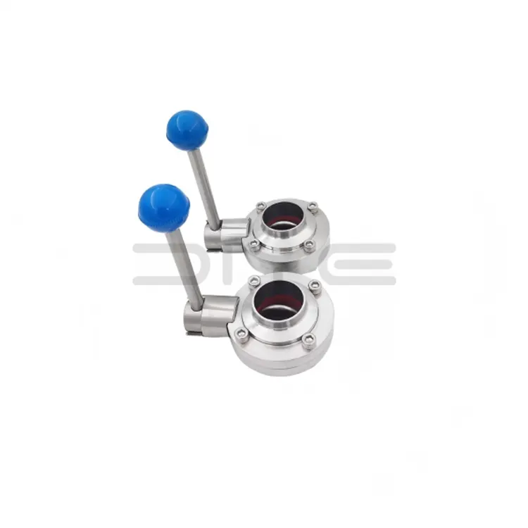 위생 용접 버터플라이 밸브